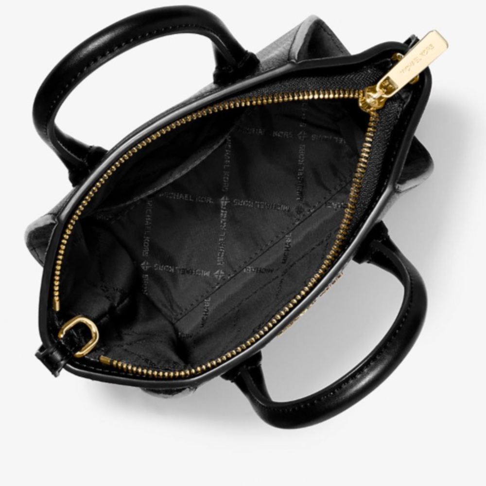 Micheal Kors Avril Extra-Small Leather and Suede Satchel - Picture 2 of 13